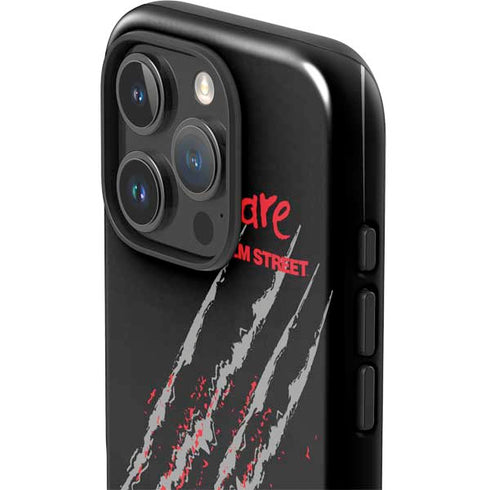 Nightmare on Elm Street Freddy Krueger Slash iPhone 16 Pro Impact Case